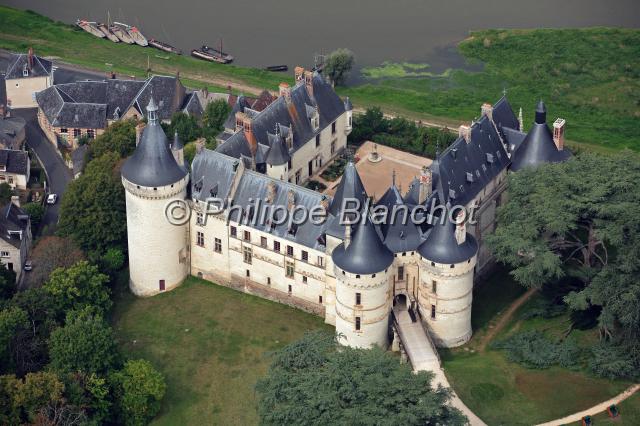 france loir et cher 30.JPG - Château de Chaumont-sur-Loire vu du cielLoir-et-Cher,  France